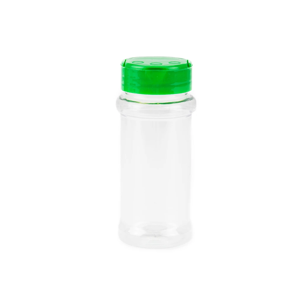 Round Plastic Spice Jars with Shaker Caps Round Plastic Spice Jars with Shaker Caps